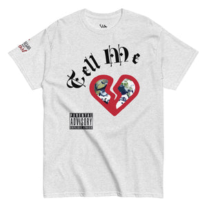 "Tell Me" cover art tee