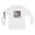 "BAD TERMS" cover art tee (long sleeve WHT) - 1 product
